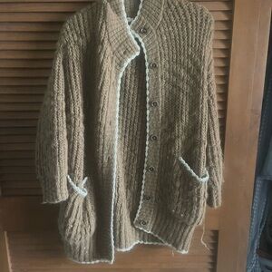 Christy Dawn Tan Knit Cardigan